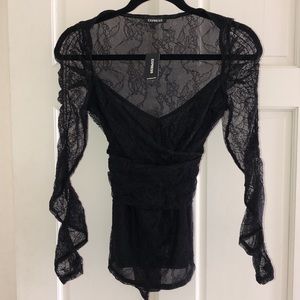 Express Lace Top // Sz S